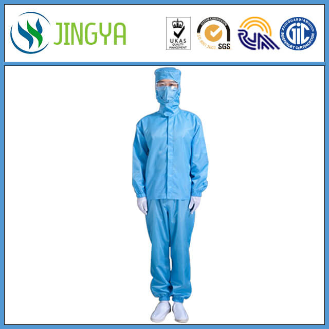 Antistatic separated clothes with antistatic caps