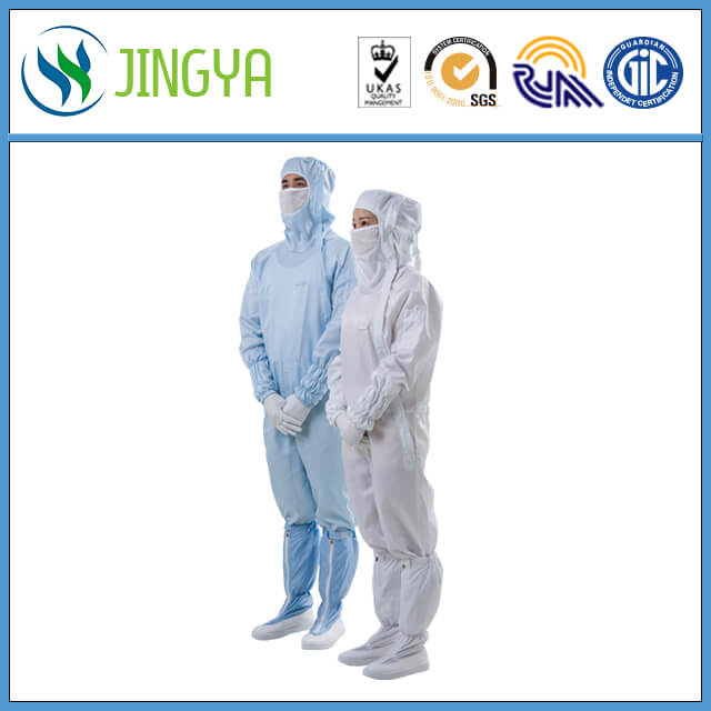 5mm Grid antistatic coverall(Zipper enclosure on the top of head)