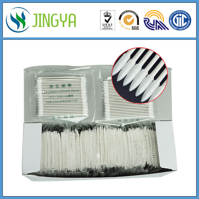 Industrial cleanroom cotton swabs 