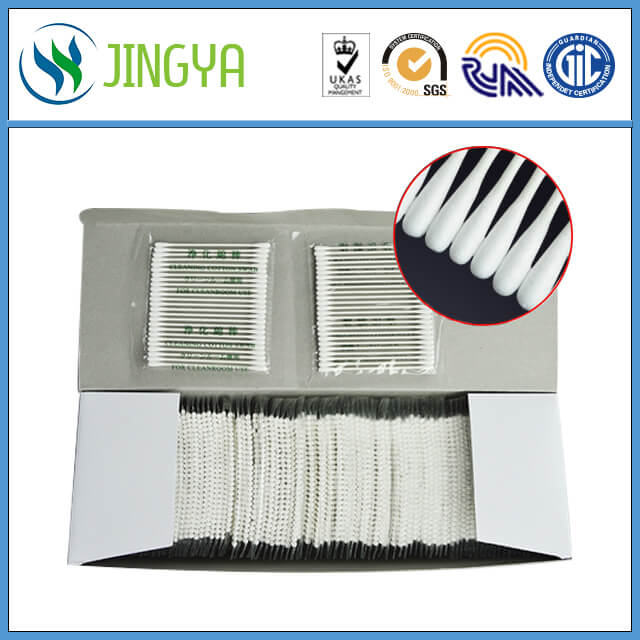 Lint free cleanroom cotton swab