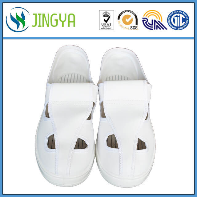 Four holes PU antistatic esd shoes used in electronic