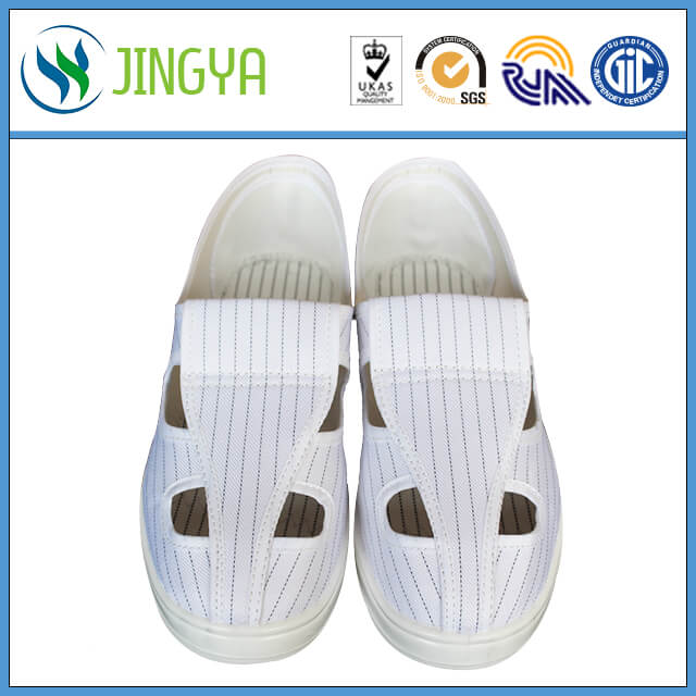 Four holes PU antistatic esd butterfly shoes used in electronic