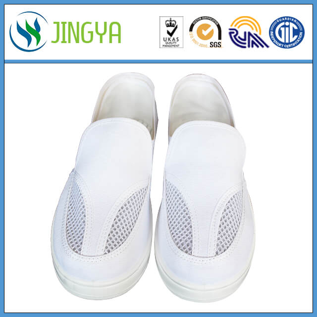 Cnavas upper PU sole cleanroom esd antistatic Shoes with mesh